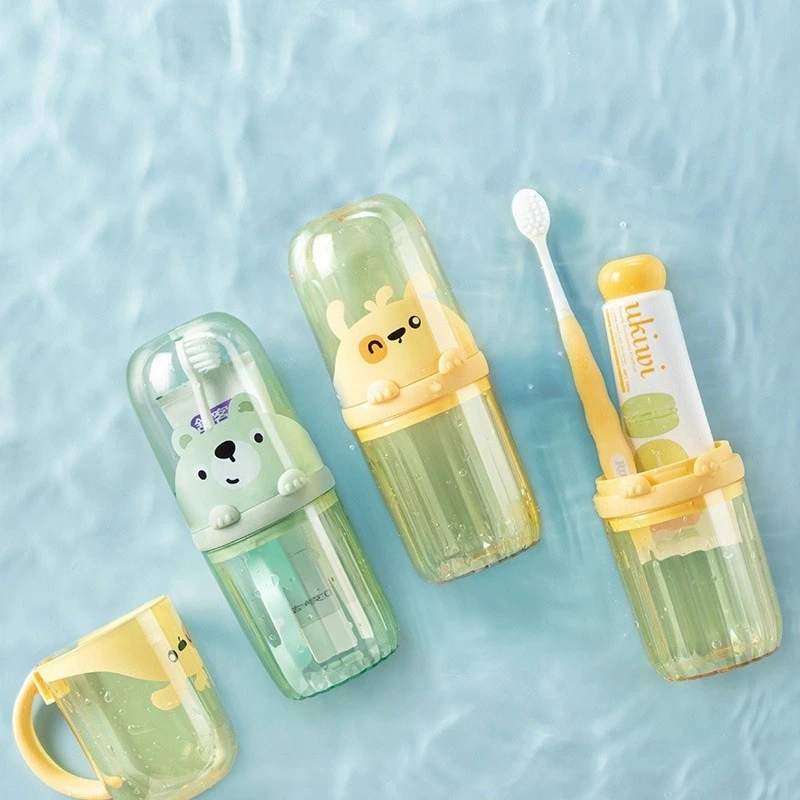 Travel Mouthwash Cup, Brushing Cup, Toothbrush, Toothpaste Storage