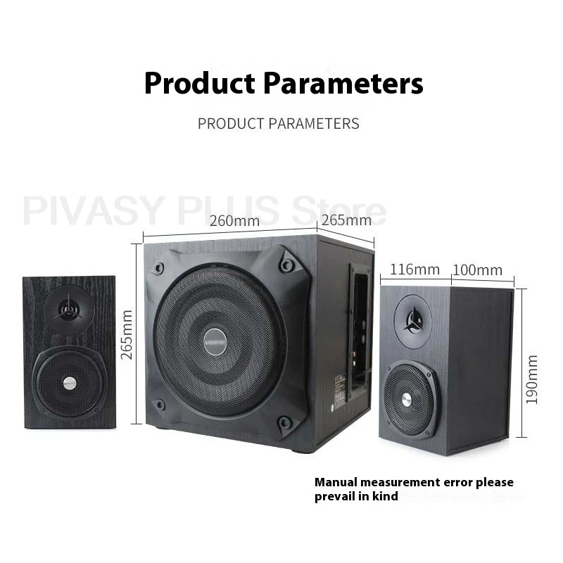 Bluetooth Speaker Subwoofer System 6