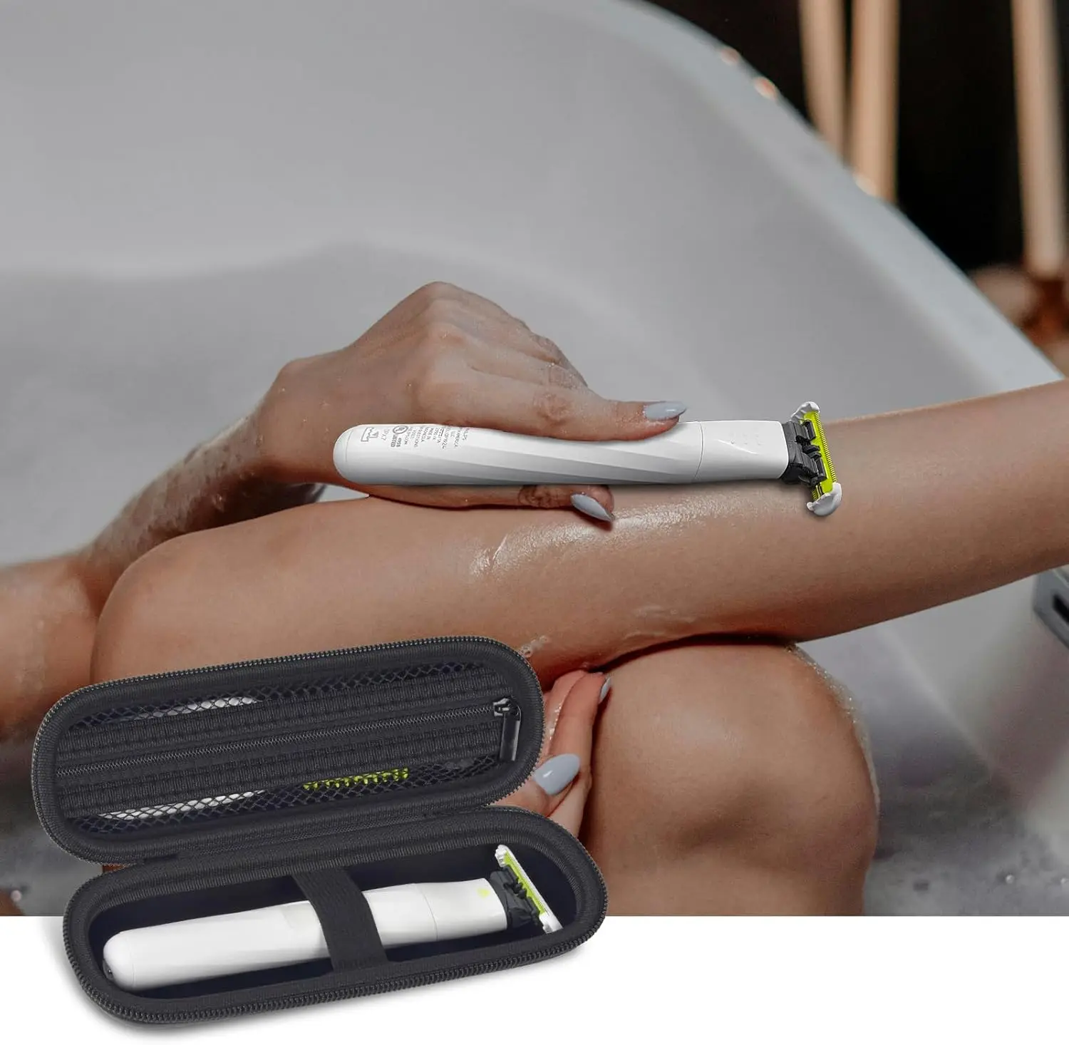 Case Compatible with Philips Norelco OneBlade Unisex Intimate Pubic & Personal Body Groomer & Trimmer QP1924/70 (Box Only)