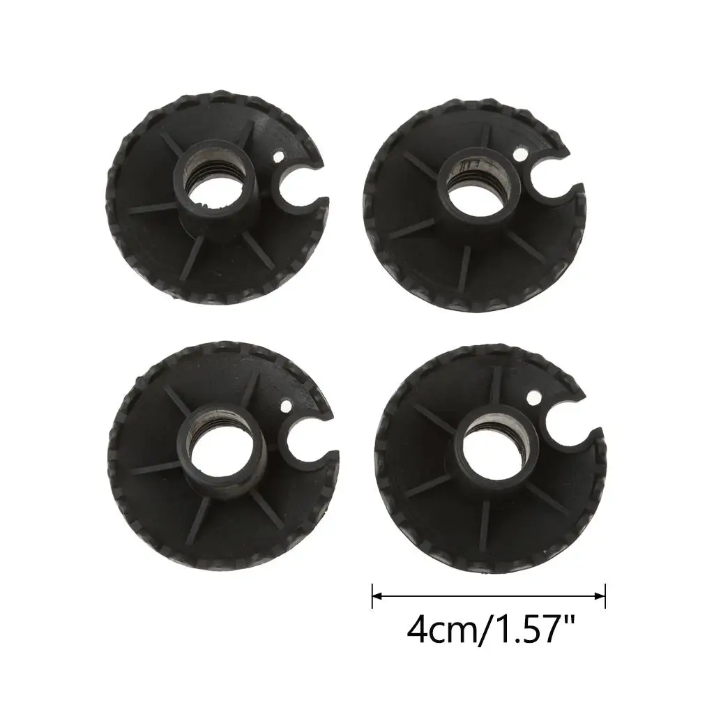 Set of 4 Trekking Pole Protectors with Standard Walking Stick Hiking Pole