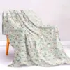 SRH Classical-design flannel, elegant patterns, heat-retaining. Bedroom Hanukkah elder gift. 2