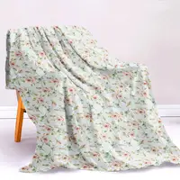 SRH Classical-design flannel, elegant patterns, heat-retaining. Bedroom Hanukkah elder gift. 2