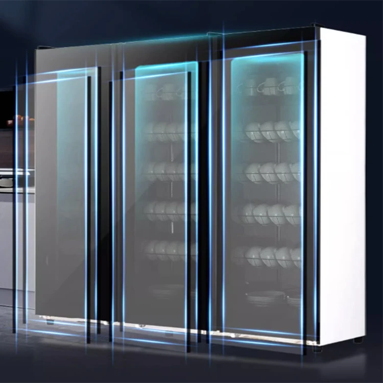 Commercial Stainless Steel Double Door High Temperature Disinfection Cabinet for Hotel 1800L 4