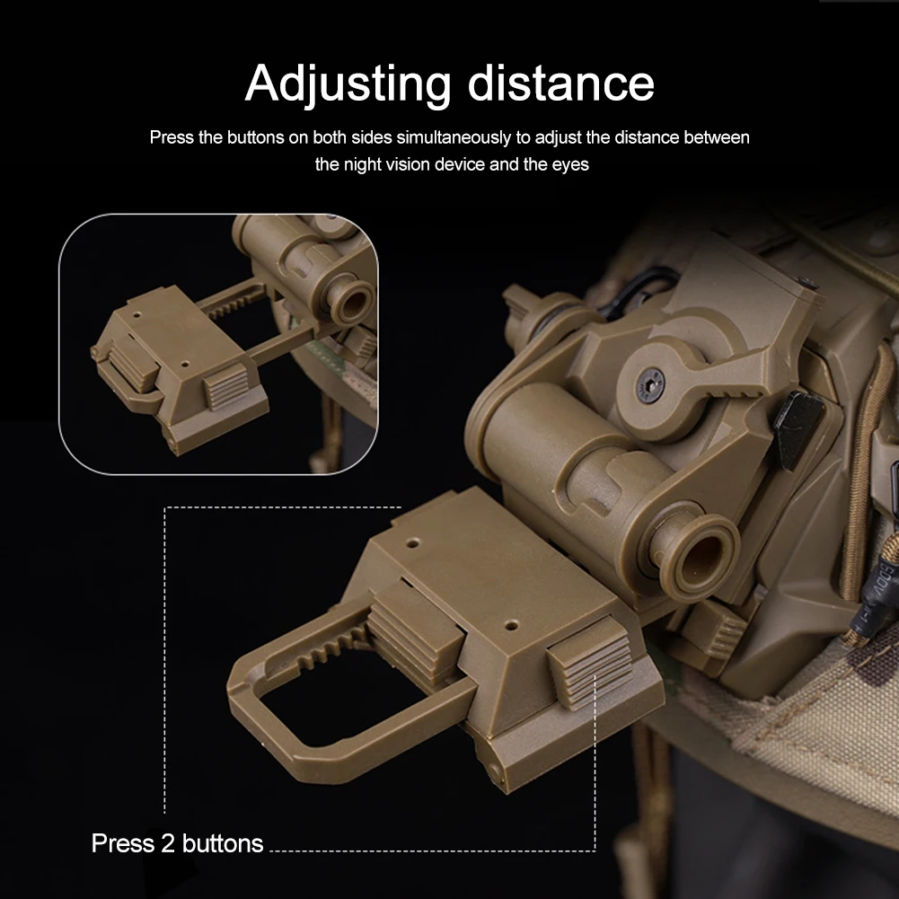 NVG Mount Bracket Holder L4 G24 L4G24 For PVS15 PVS18 GPNVG18 Goggle Night Vision Stent Skip Fast OPS Helmet Parts