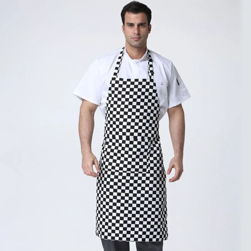 Kitchen Chef Apron Cafe Shop Woman and Man Waiter Apron Bbq Aprons Restaurant Solid Color Cooking Halterneck
