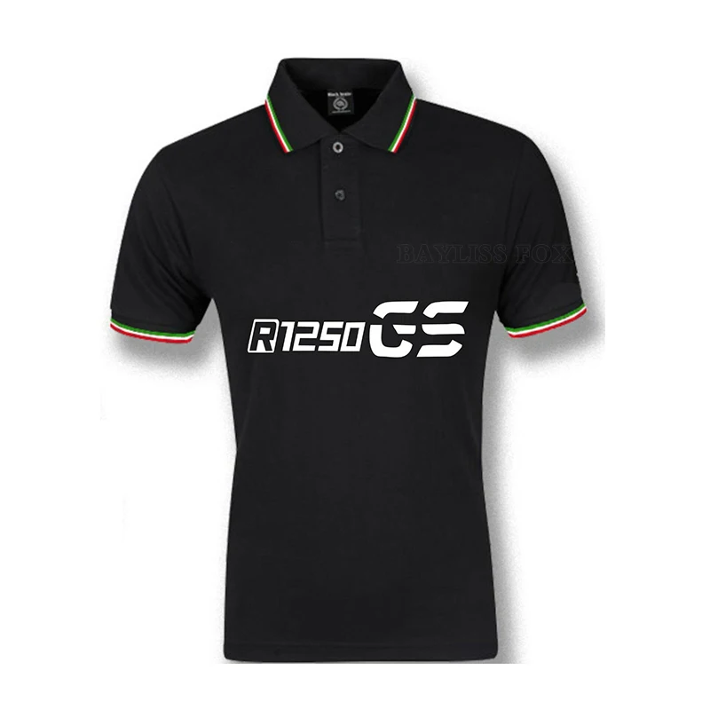 

New For BMW R1250 GS Motorrad Motorsport Motorcycle Superbike Racing Team Scooter Polyester Black Summer Breathable Polo Shirt