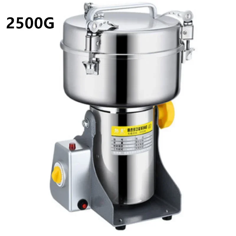 

2500g 220V Chinese Medicine Grinder Grain Mill Electric Grinding Machine Nut Herbs Crusher Miller Shredder Pulverizer