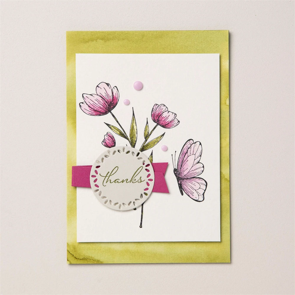 Clear Stamps Metal Cutting Dies Scrapbooking Stencil DIY Crafts Card Album Making Spotlight On Nature Dear Friend