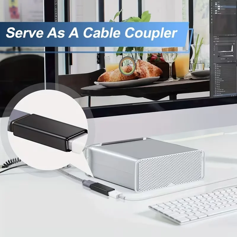 USB Type-C 암-암 3.0 양방향 인터페이스 수-암 변환기 수형 헤드 연장 데이터 라인 수-암 연결선