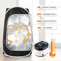 Portable Steam Sauna Personal Home Sauna Tent with 4L 1400W Steam Generator Remote Control & Foldable Chair Indoor Sauna Spa 2