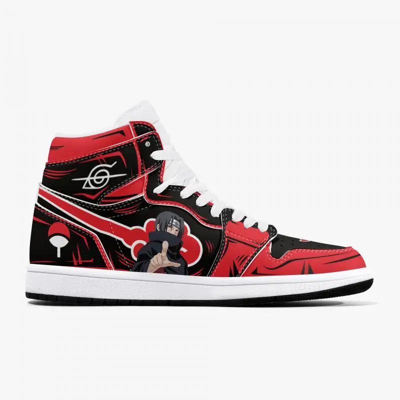 Naruto Anime Uchiha Itachi Akatsuki Sneakers Casual Shoes