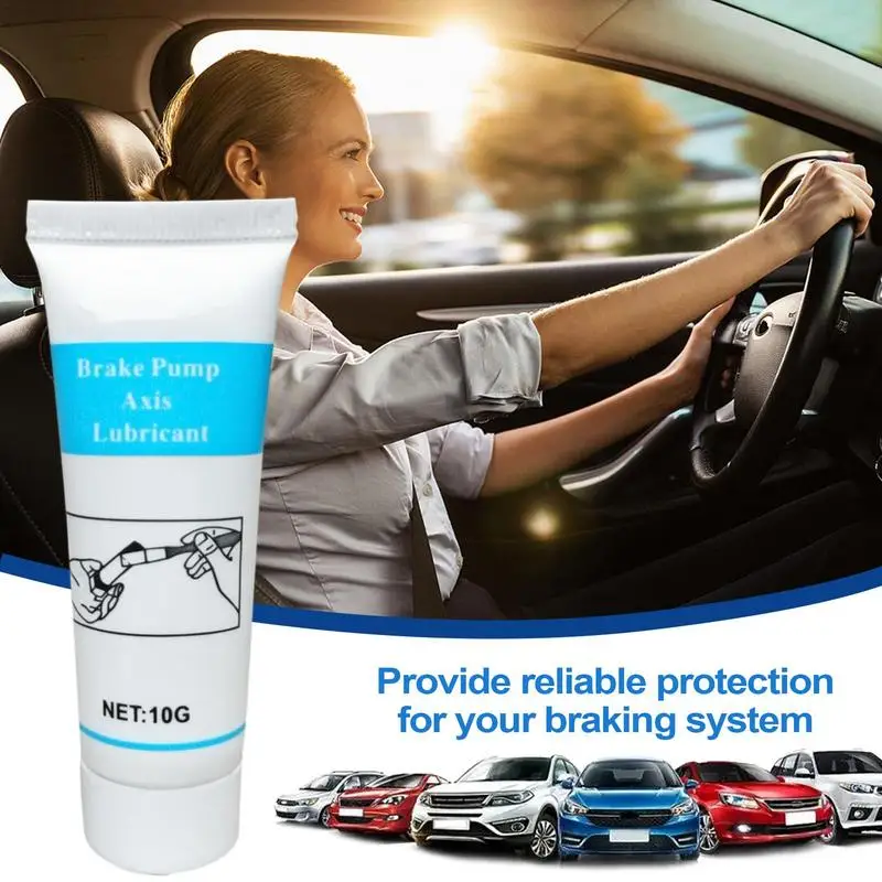 Brake Parts Lubricant Cylinder Guide Pin Tube Grease Heat Resistant Brake Pad Grease 10g Car Care Products For
