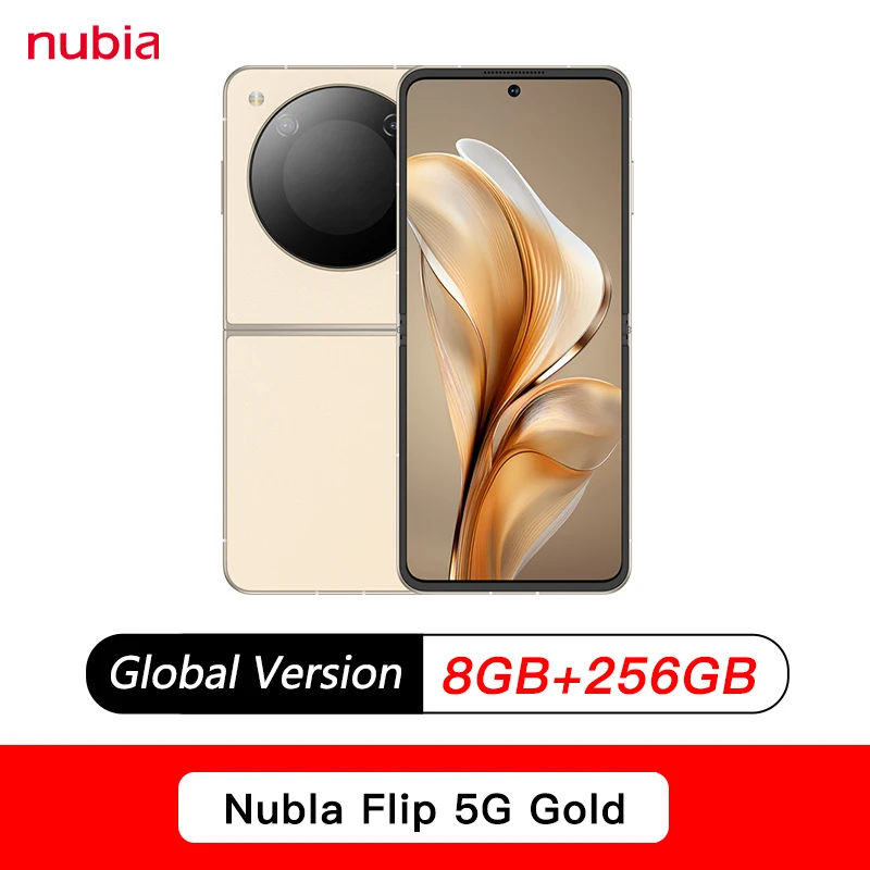 nubia Flip 5G 8GB + 256GB Gold 【公式通販】