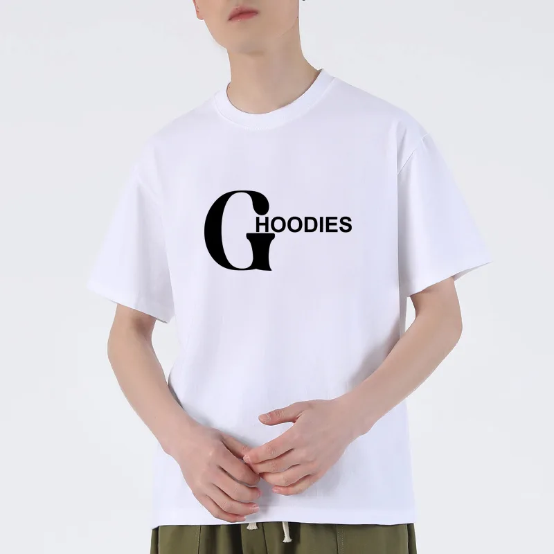 

Men's Cotton Short Sleeve Quick-drying T-shirt Summer Oversized Tee Top Y2k Harajuku Streetwear Vintage Funny Gym Goth Clothes