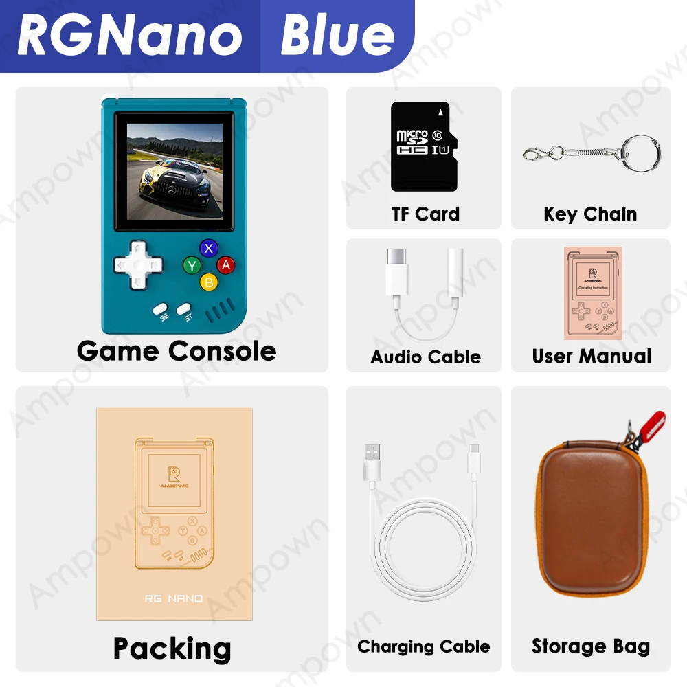 Blue with Bag