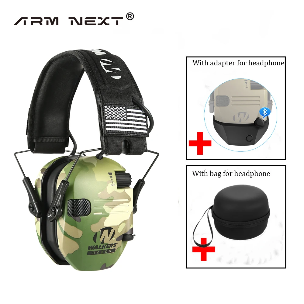 Hot!Shooting Ear Protection Safety Earmuffs Noise Reduction Slim Shooter  Electronic Muffs Hearing Protector for Huning NRR23dB AliExpress