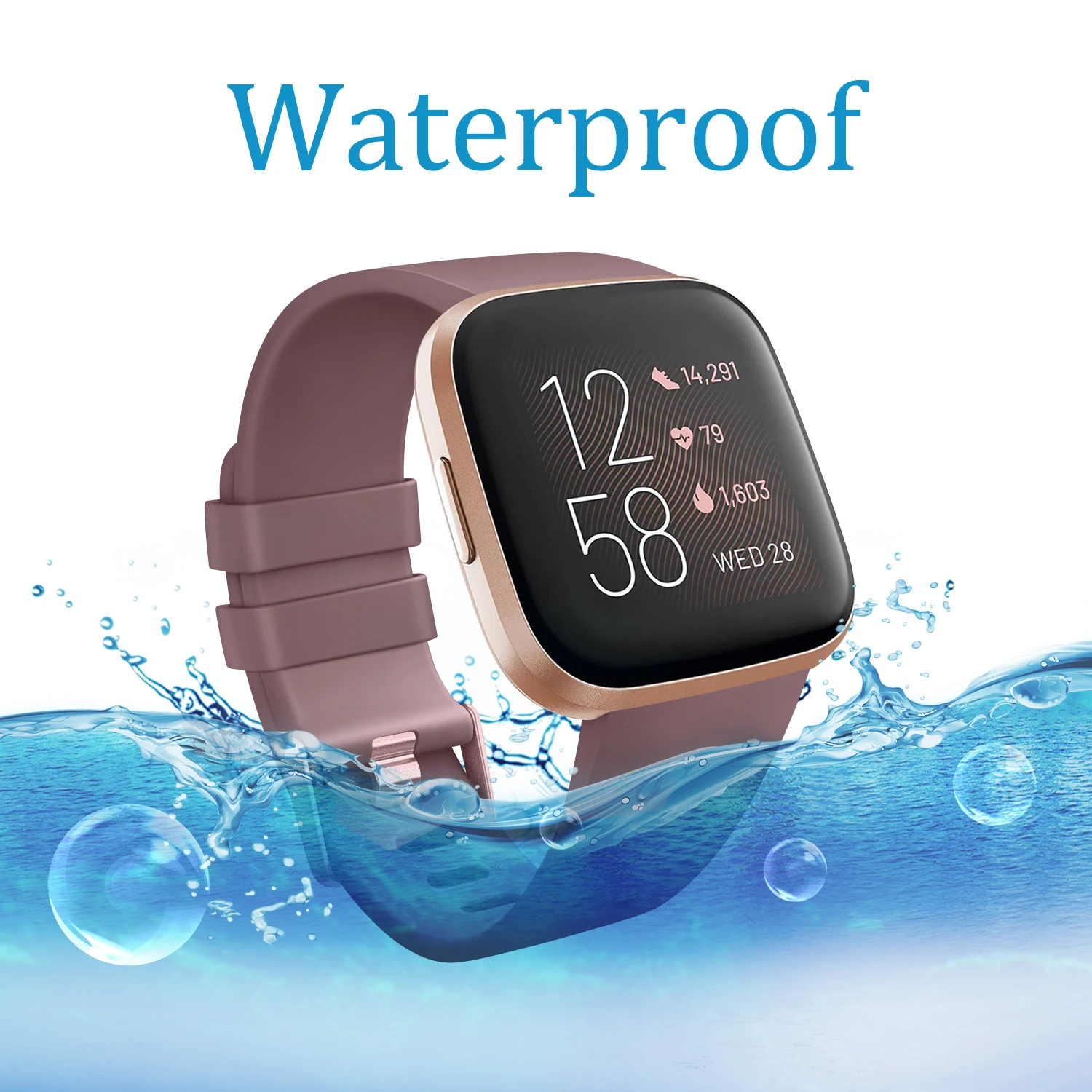 Soft TPU Sport Watch Band Replacement Strap