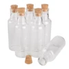 20pcs 35ml size 30*90*11mm Transparent Glass Wishing Bottles with Cork Stopper Empty Spice Jars Vials Christmas Wedding gift 5