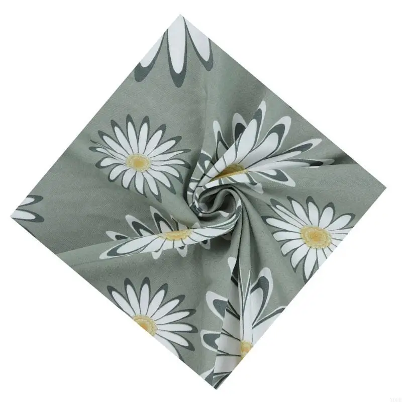 Elegante Blumenfarbstoff Stoff für DIY Clothing Home Decorative Drucktuch Y08E – Detail 9