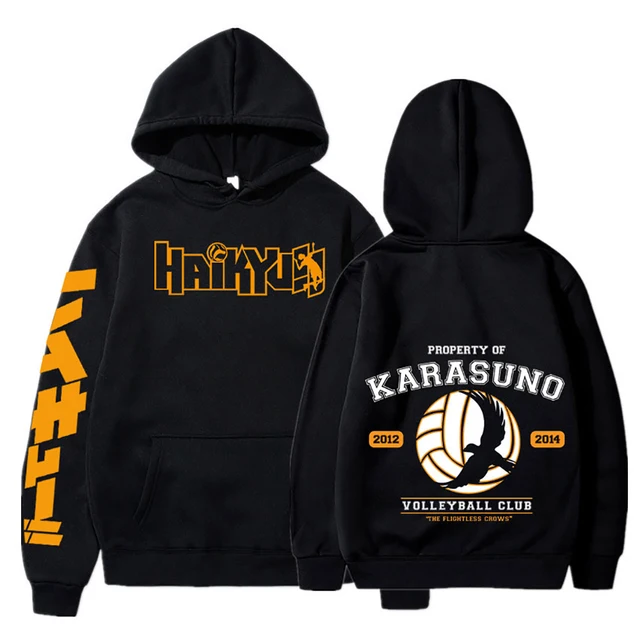 Hoodie de Haikyuu anime feminino, moletom unissex, manga Kuroken, beijo na  testa, roupas grandes, estilo coreano, inverno, venda quente - AliExpress