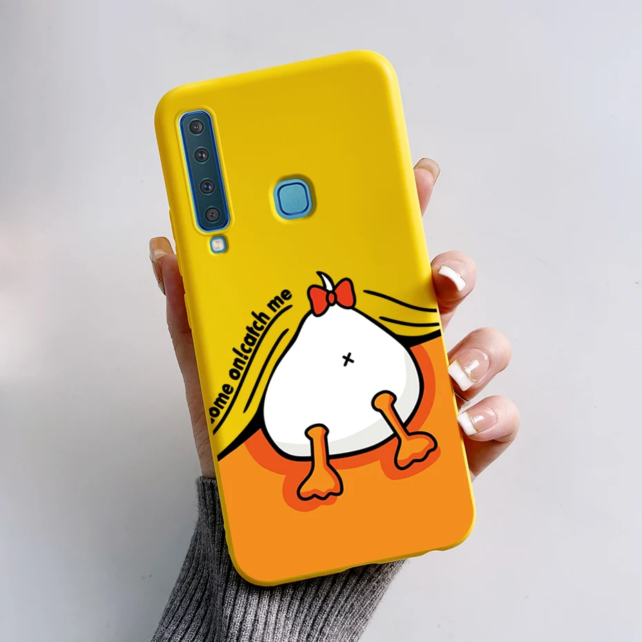 Stylish Painted Soft Silicone Shockproof Bumper Case for Samsung Galaxy A9 2018