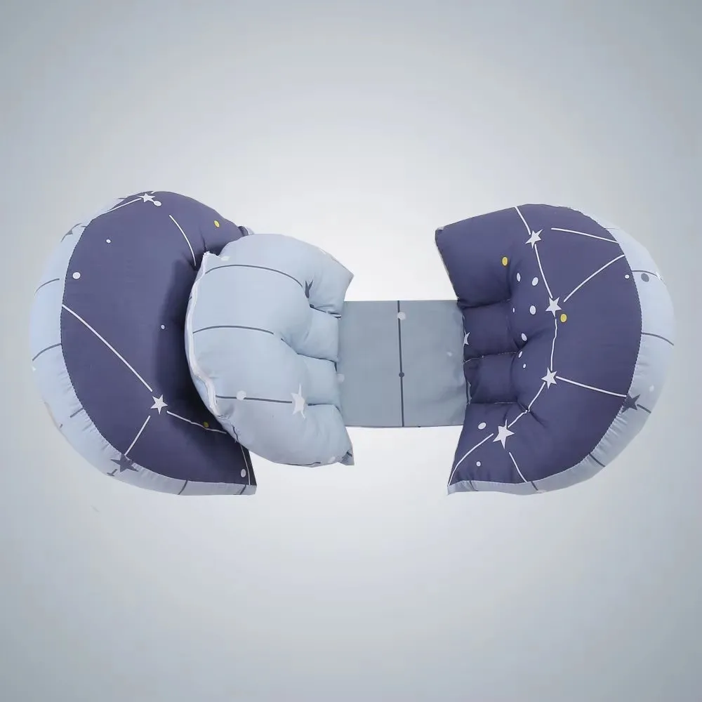 Multifunctional U -shaped Pregnant Woman Pillow Cartoon Pattern Pregnant Women Side Sleep Waist Pillow Pregnancy Sleep Artifact