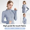 New Women's Quick Dry Activewear Stand Collar Slim Fit Gym Wear Long Sleeve Breathable Yoga Top Professional Running Tracksuit 2