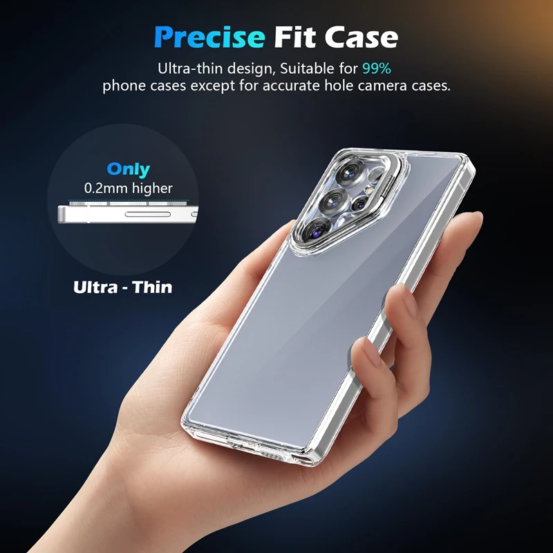 High-Definition Camera Protective Tempered Glass Lens Film - Clear