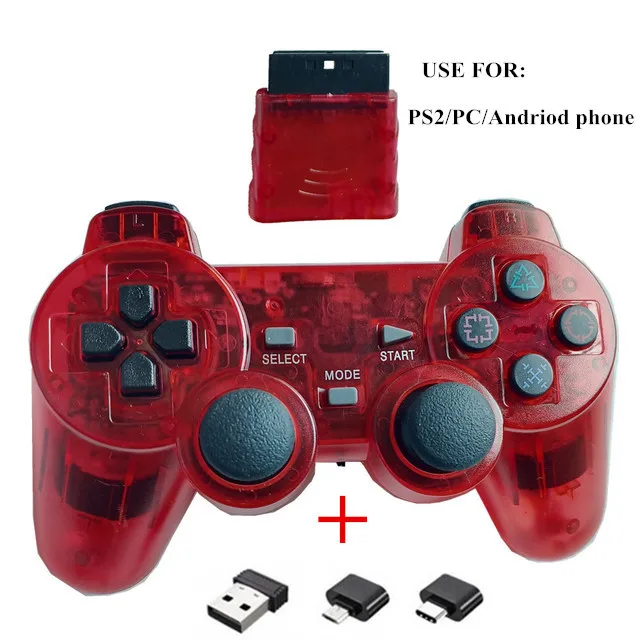 Wireless GAME Controller For sony PS2 Gamepad For PS2 Wireless Joystick For PS2 PC game controller 