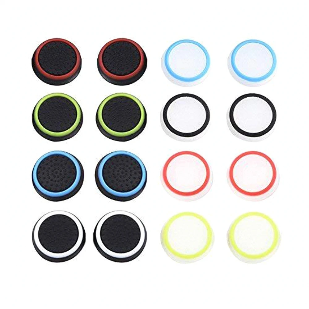 16Pcs Controller Thumb Stick Grip Joystick Cap Cover Analogico Per Ps3 Ps4 Xbox One Games Joystick Accessori