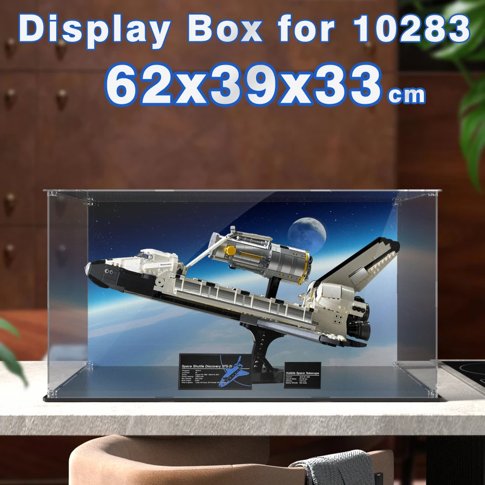 Acrylic display box for lego 10283 display case for Space Shuttle