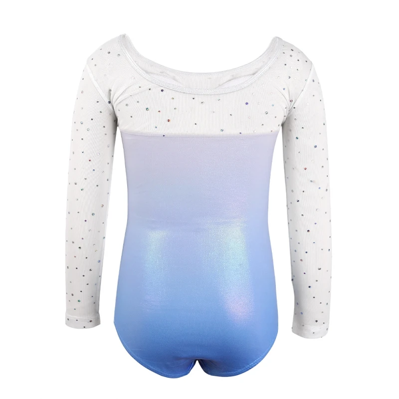 Gymnastics Body Suits Kids Girl Long Sleeve Ballet Leotards For Girls Practice Dance Wear Jumpsuit Gym Clothes