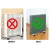 Washable Radiator Dust Cover Household Oil Tin Dust Cover Electric Heater Dust Cover Fabric Stretch Cover Home Storage Cleaning 5