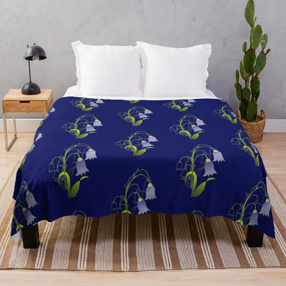 

Bluebells одеяло для дивана, милые покрывала для кровати, одеяла