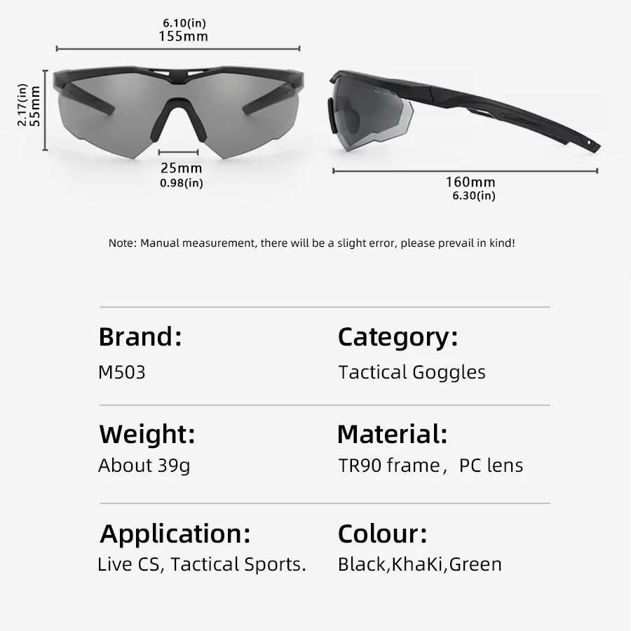 Tactical Goggles Set Windproof Dustproof CS Military Shooting Bulletproof Sunglasses Motorcycle Mountaineering Glasses safety goggles tactical goggles shooting glasses