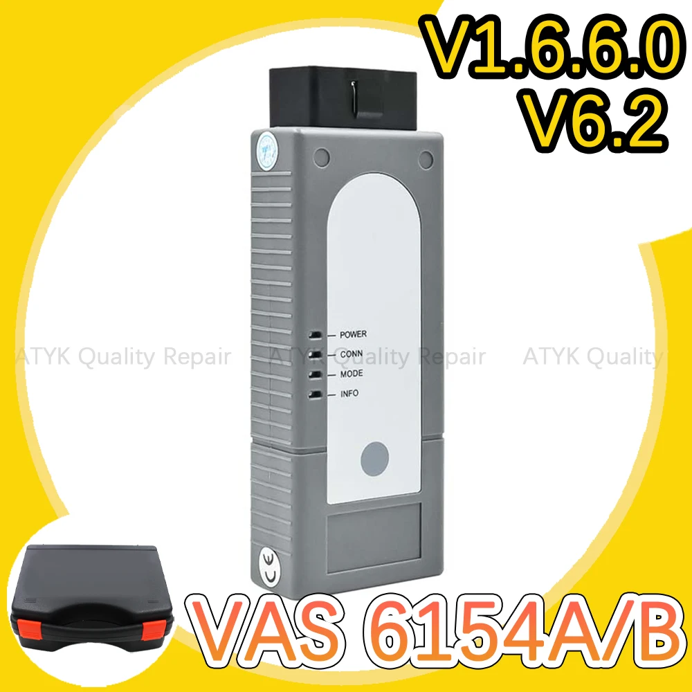 

VAS 6154A V1.6.6.0 V6.2 obd2 scanner automotriz inspection tools VAS 6154B diagnostics for cars tuning auto new vci for VW AUDI