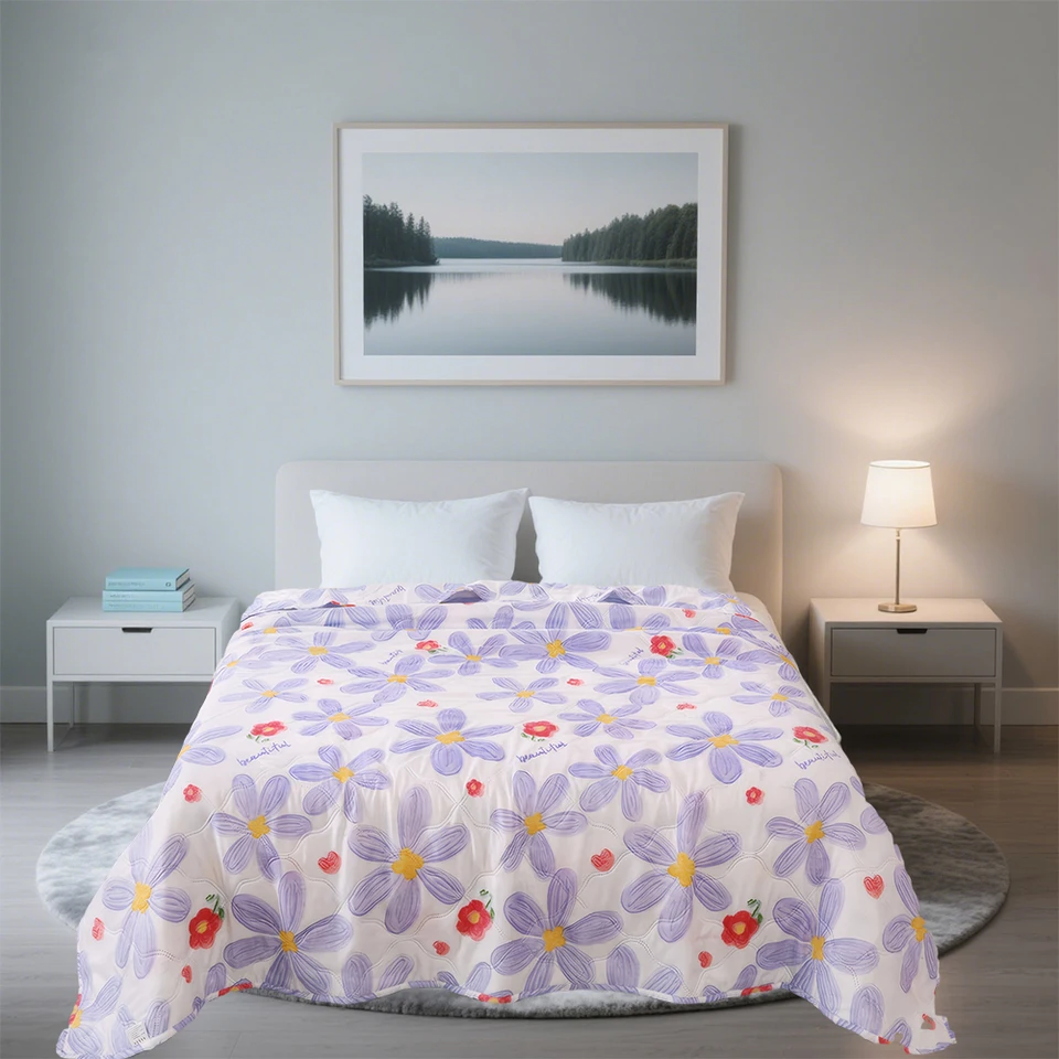 Cooling Breathable Summer Blanket for Hot Sleepers