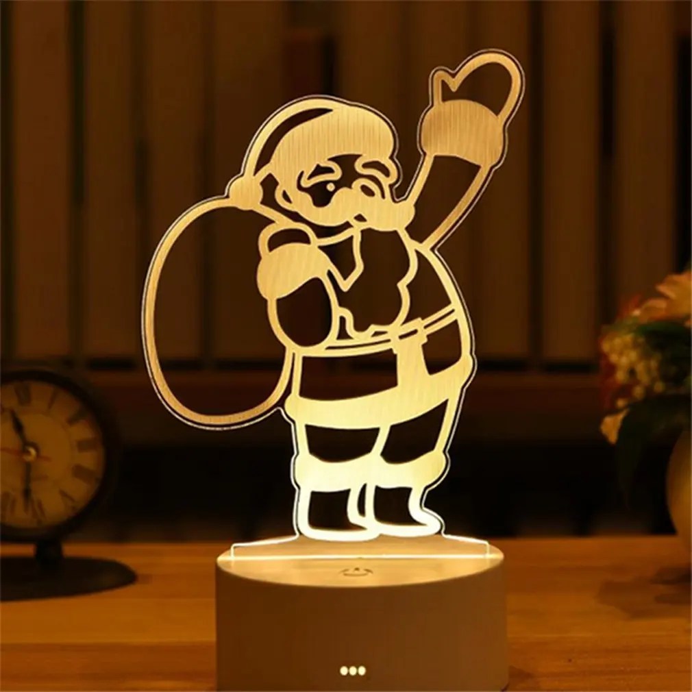 

Акриловый светодиодный ночник, 3D лампа с USB, неоновая вывеска, Рождественский Декор для дома, спальни, дня рождения, ночник на День святого Валентина