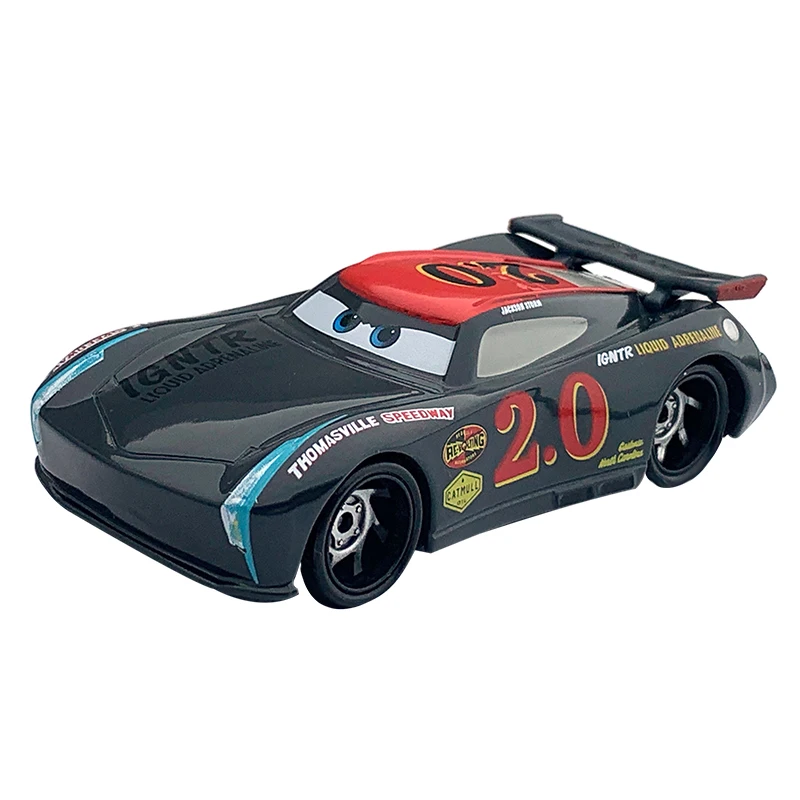 diecast models Disney Pixar Lightning McQueen Racing Series Jackson Storm Cruz Smokey 1:55 Diecast Metal Alloy Vehicle Toys Boy Birthday Gift diecast model cars
