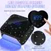 UV LED Nail Lamp Nail Art Lamp with Diamonds Cordless UV Cabin for Nails Manicure Lamp with 5 Timer Settings Nail Light Tools 5