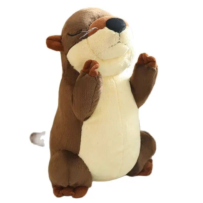 

Милая плюшевая игрушка в виде выдры, 50 см, реалистичные мягкие игрушки в виде диких животных, милая мягкая кукла в виде выдры, высококачественные игрушки, подарок для декора комнаты