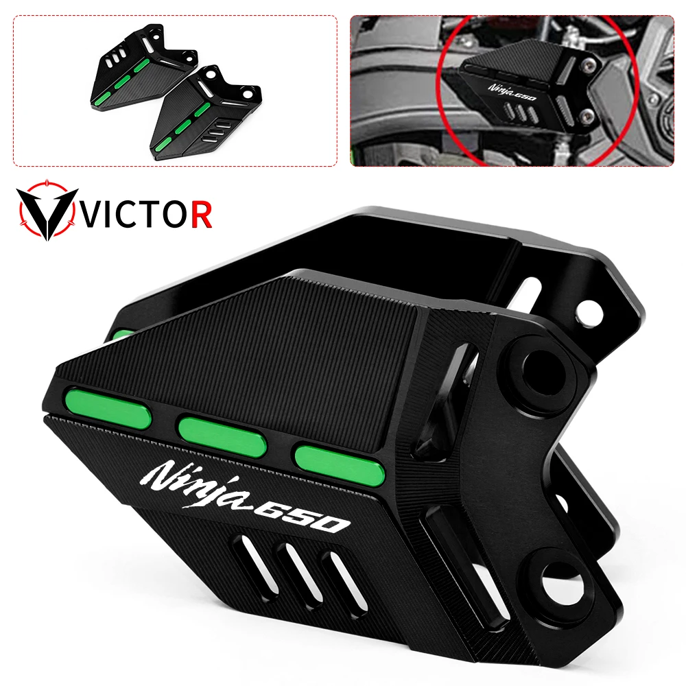 HEINMO Protezioni Pedana In Alluminio Per Yamaha YZF R3 / MT-03 – 2015-2023, Poggiapiedi Anodizzato, Multicolore (Nero), CNC, Antiscivolo