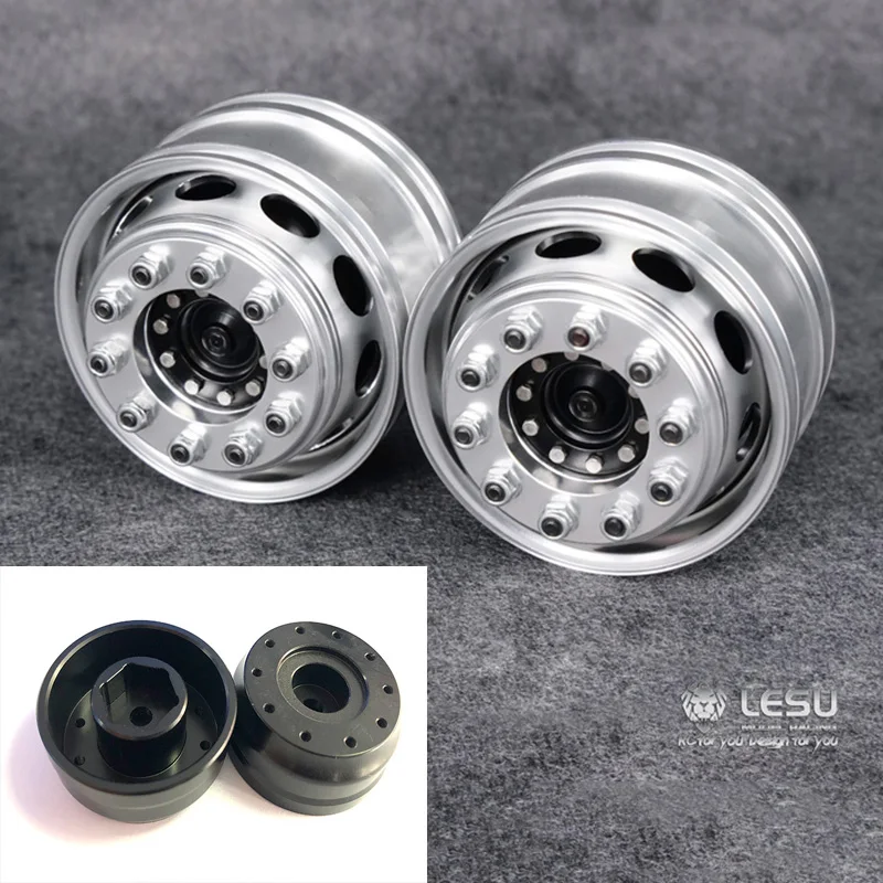 

Metal LESU Powered Front Axle Wheel Hub for 1/14 RC Tractor TAMIYA Remote Control Truck Hydraulic Dumper DIY Cars VOLVO MAN Benz