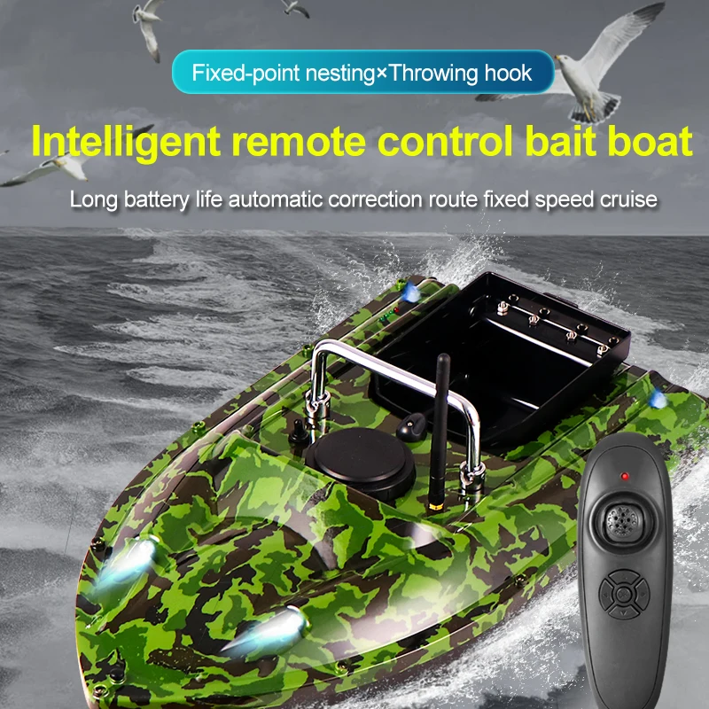 Super Large Capacity 500m Remote Control Carp Fishing Bait Boat From China