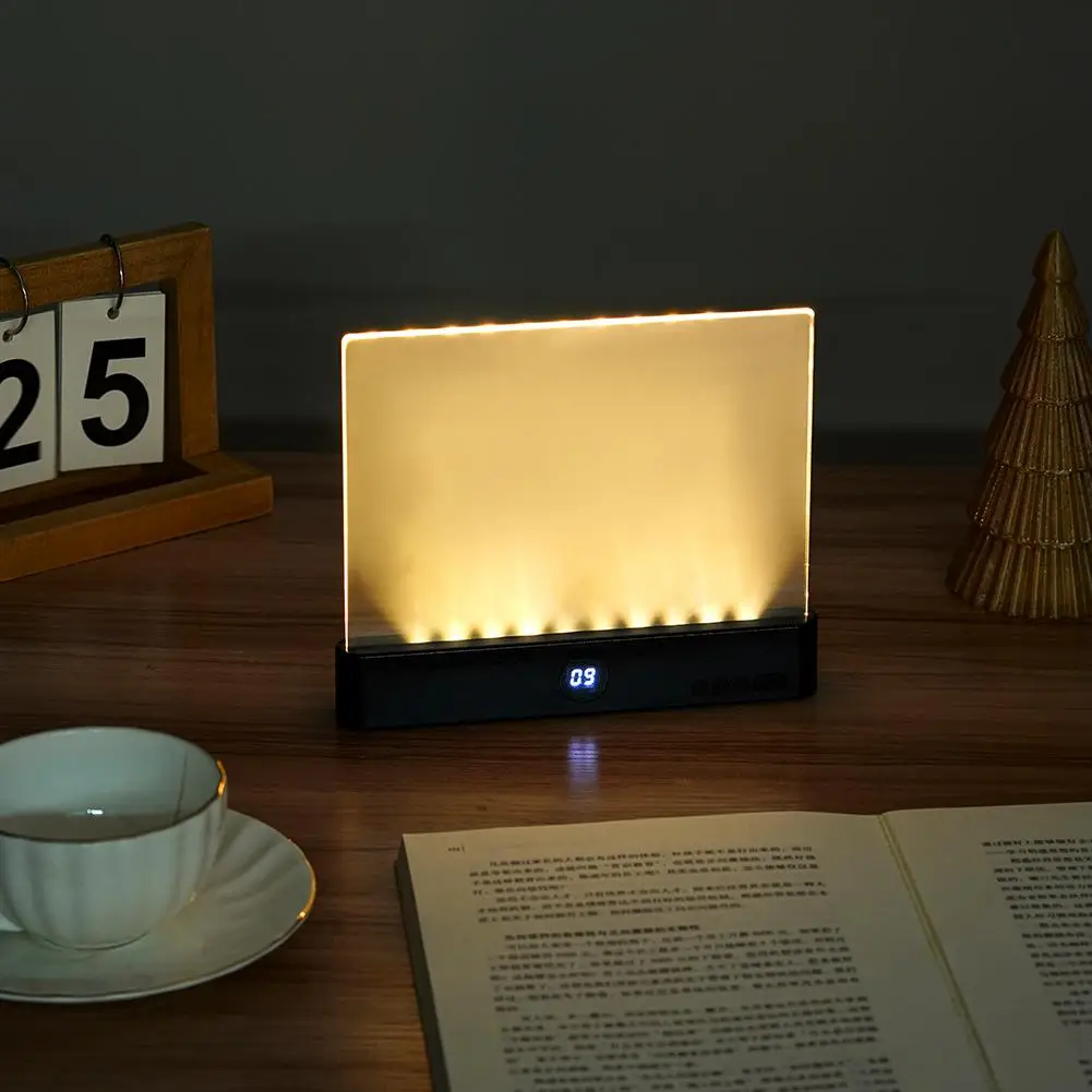 Rechargeable Dimmable LED Book Light with Adjustable Color Temperature