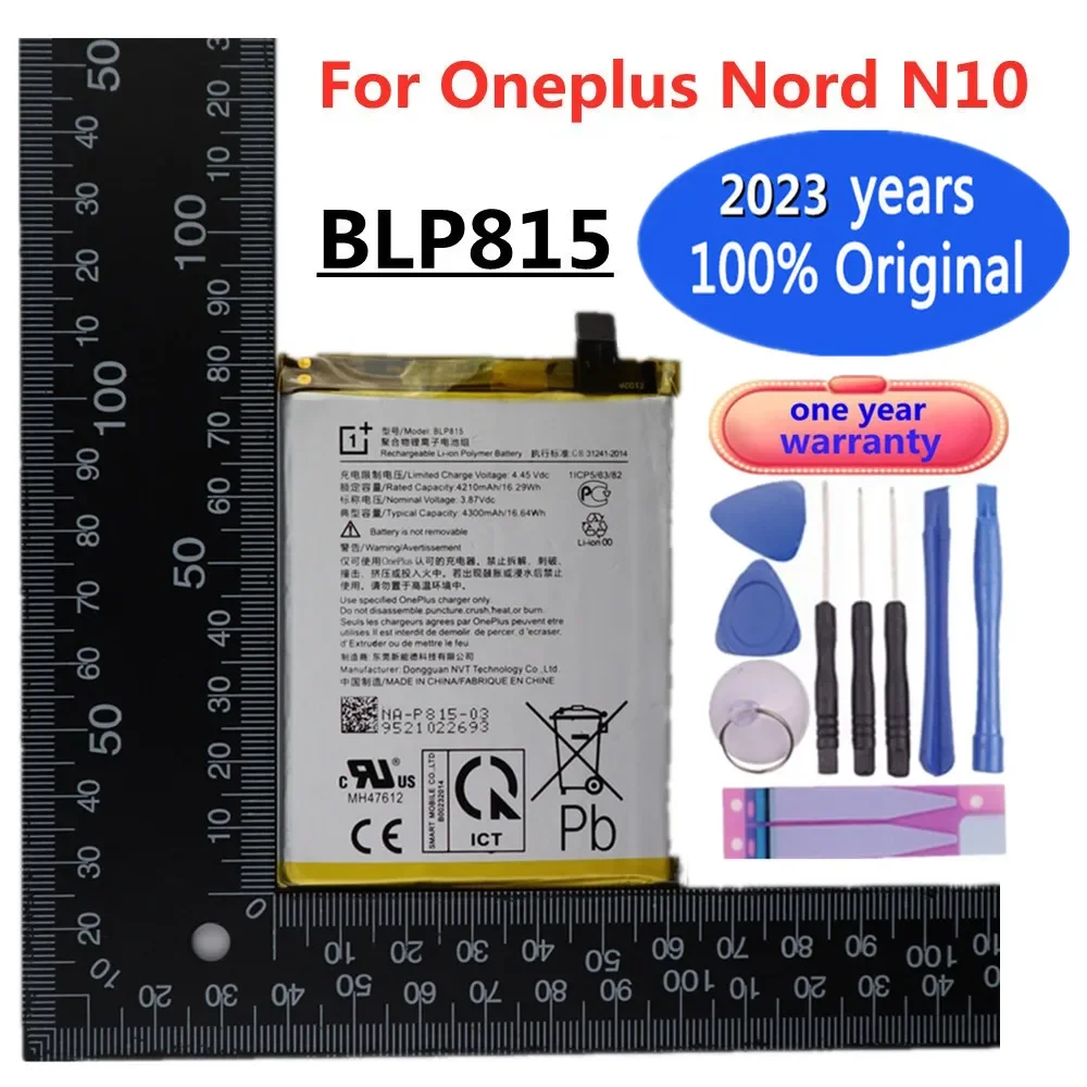 

2023 New High Quality BLP815 4300mAh Battery For One Plus Nord N10 Oneplus Nord N10 5G OPPO Moblile Phone Replacement Battery