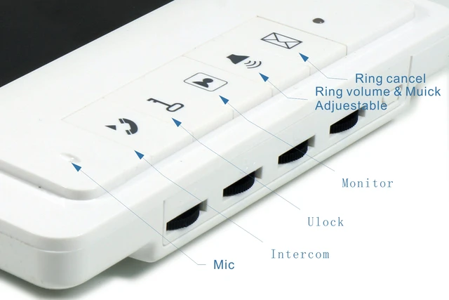 2~5 Units Apartment Video Door Phone Camera Intercom IR Night Vision Doorbell for Video intercom 4