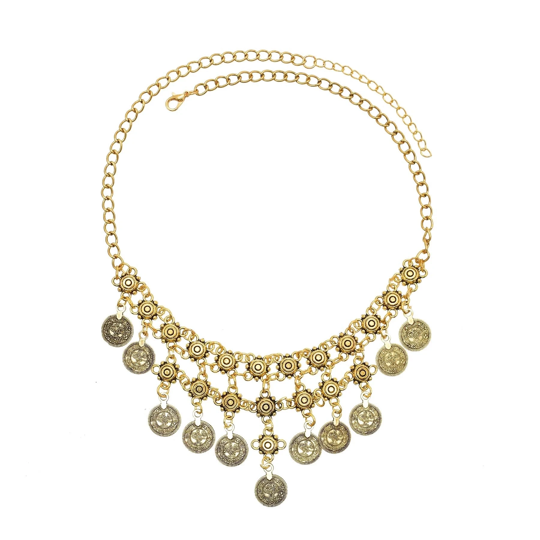 قلادة الليرات الكلاسيك – فضي