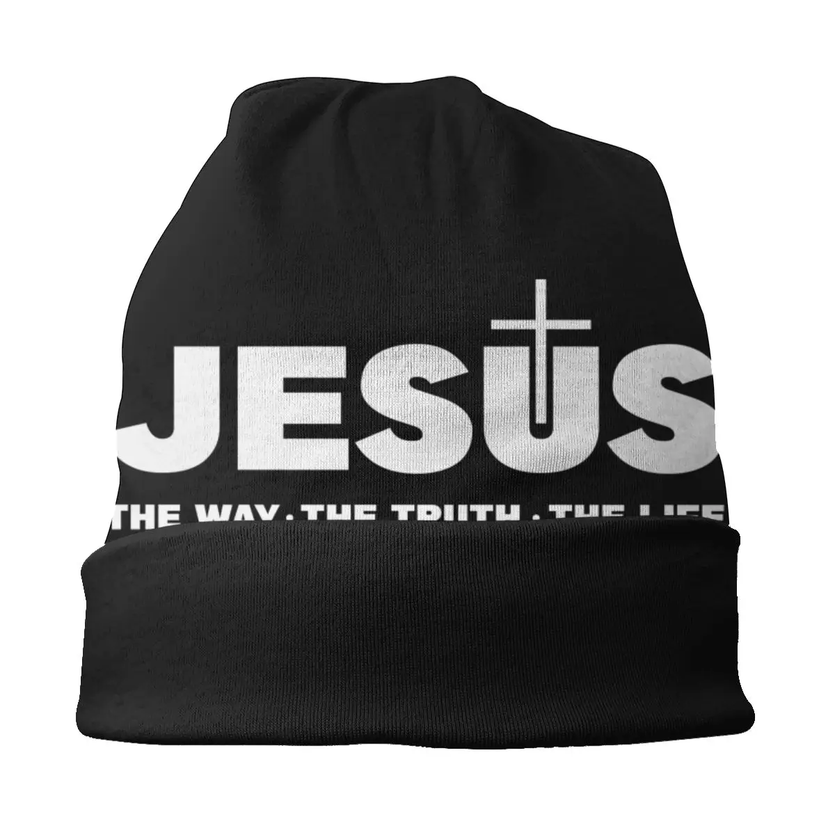 Unisex Hat Jesus Christ The Way The Truth The Life Hip Hop Skullies Beanies Adult Religion Christian Faith Beanie Hats Ski Cap