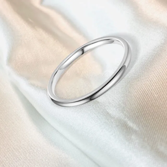 Bague taille 6/7/8/9/10/11/12 brossé Simple couleur argent bague hommes minimaliste alliance bagues de fiançailles femmes hommes bijoux
